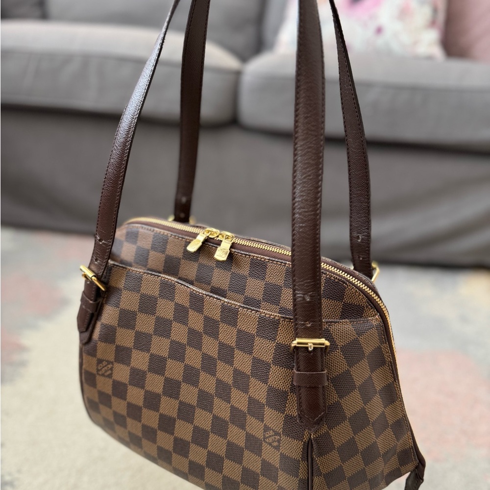 Vintage Louis Vuitton Belem MM in Damier Ebene